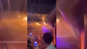 <p>Eyewitness video shows moment fire starts inside Swiss ski resort bar Eyewitness video on social media appears to show the moment a fire broke out inside Le Constellation bar in Crans-Montana, Switzerland. </p>