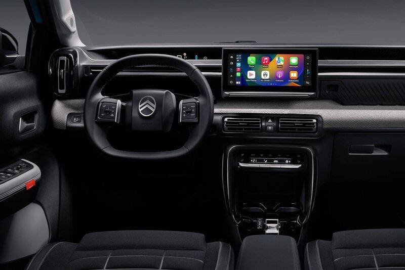 Citroen e-C3 neat interior Citroen e-C3 neat interior