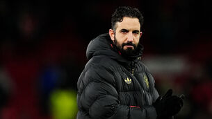 <p>Ruben Amorim does not expect Manchester United reinforcements at Old Trafford this month (Martin Rickett/PA)</p>