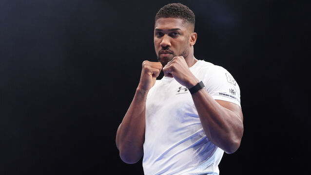 <p>Anthony Joshua was released from hospital in Nigeria following the crash in which two of his close friends were killed. Picture: Bradley Collyer/PA</p>