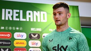 <p>NEW CLUB: Josh Honohan during a Republic of Ireland media conference at the FAI Headquarters in Abbotstown, Dublin. Picture: Seb Daly/Sportsfile</p>