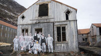 Restoration team work to save remote 'Shackleton Villa' in South Georgia