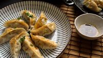 original steamed Chinese dumplings. asian cuisine