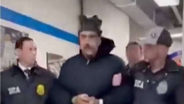 <p>Venezuelan President Nicolas Maduro at the Drug Enforcement Administration (DEA) after being detained by U.S. forces.</p>