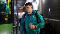 Billy Bohan arrives ahead of the match 3/1/2026