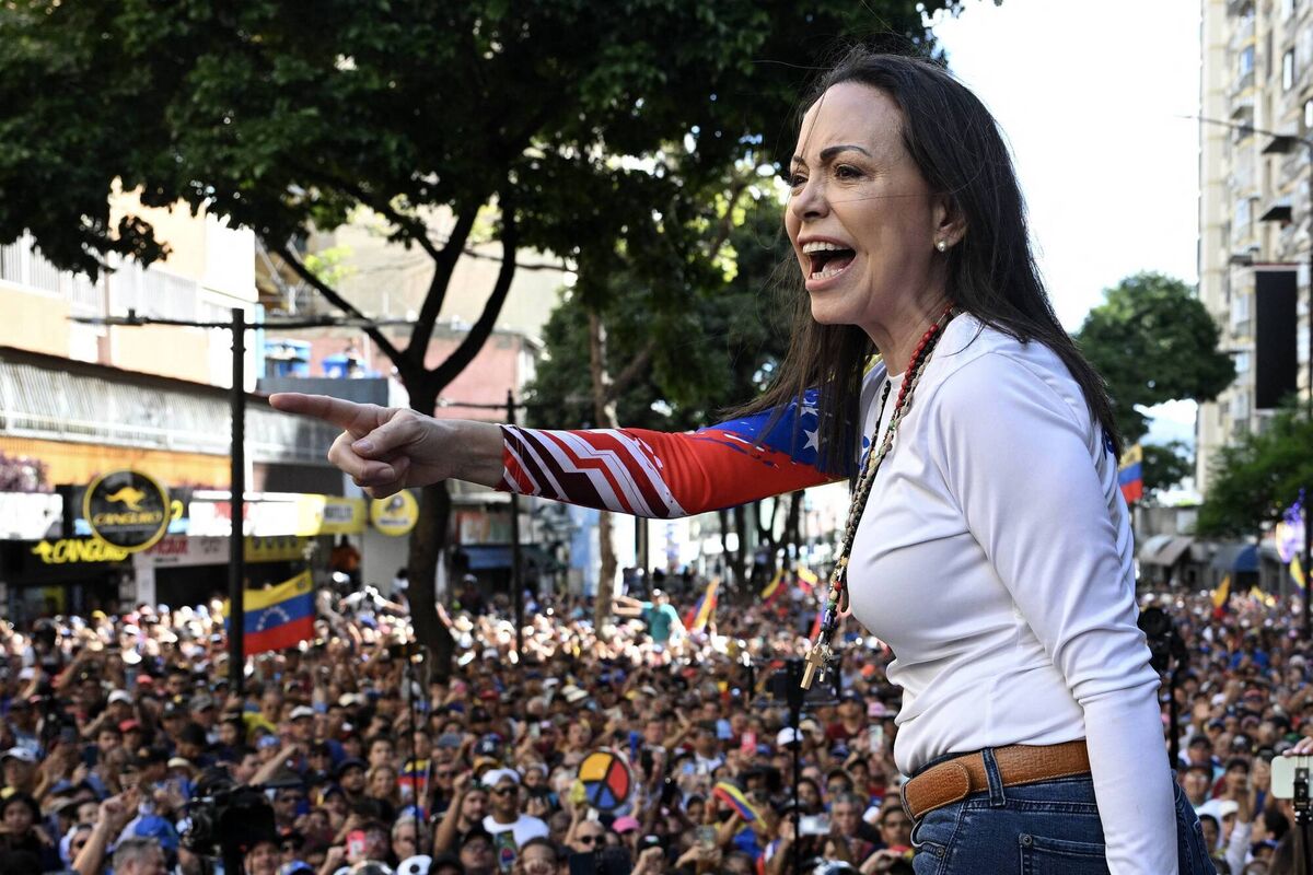 Venezuelan opposition leader Maria Corina Machado. Picture: FEDERICO PARRA/AFP via Getty Images