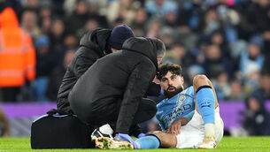 <p>Josko Gvardiol looks set for a spell on the Manchester City sidelines. Picture: Martin Rickett/PA</p> <p>Josko Gvardiol looks set for a spell on the Manchester City sidelines. Picture: Martin Rickett/PA</p>