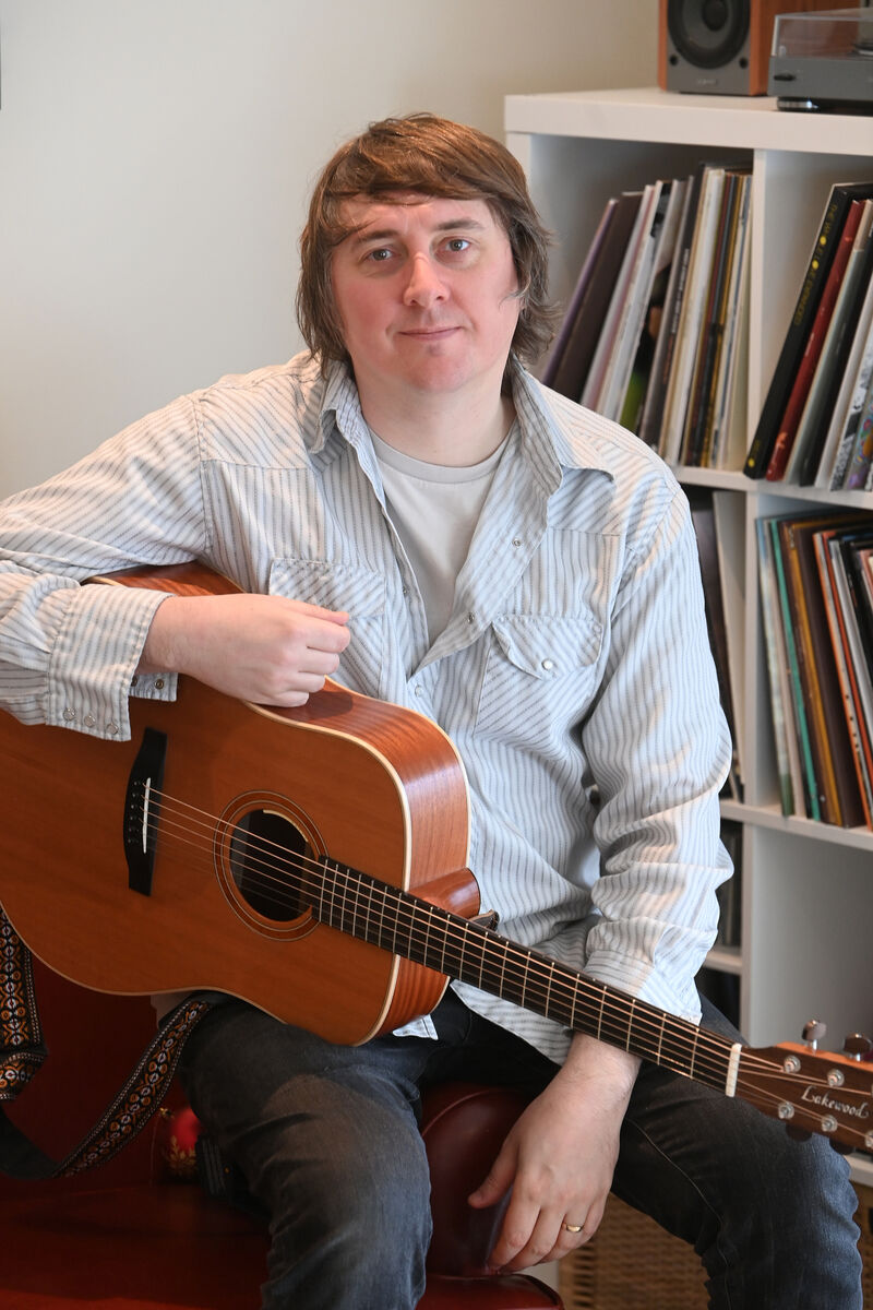 John Blek: 'I was slowly writing and using the songs to try to get to know the new studio space.' Picture: Larry Cummins