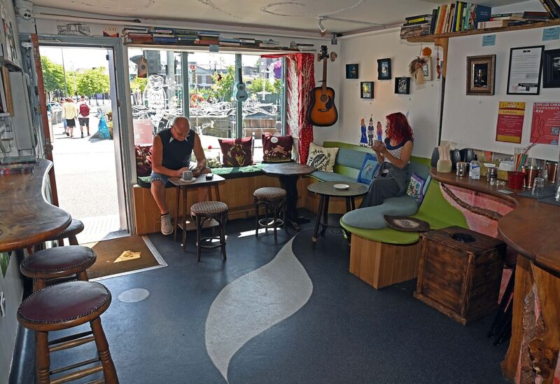 Myo Cafe on Pope's Quay, Cork, hosts evening meet-ups as Gaeilge. Picture: Denis Minihane