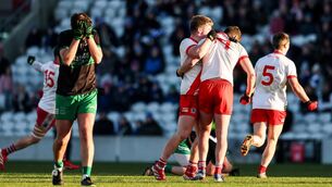 <p>Joy for An Ghaeltacht but utter devestation for Sallins Pic: INPHO/Nick Elliott</p>