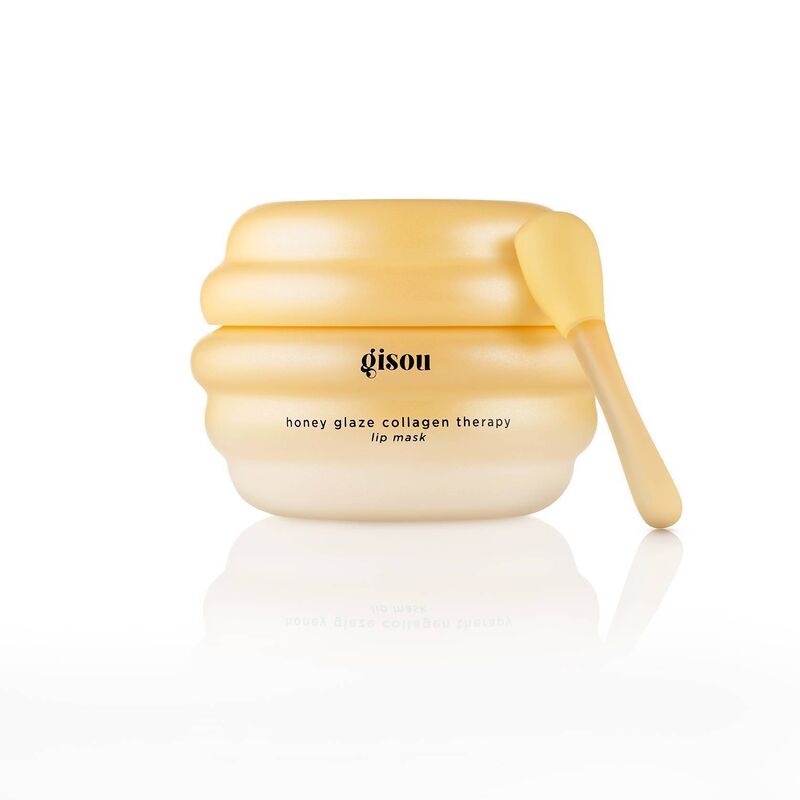 2. Gisou Honey Glaze Collagen Therapy Lip Mask