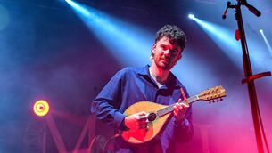 <p>Ross McNerney performing on stage at Live at the Marquee. Picture: Chani Anderson.</p>