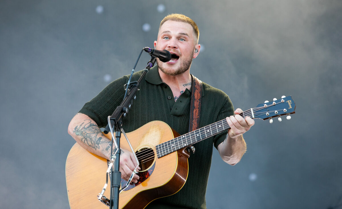 Zach Bryan performing at the Phoenix Park, Dublin. Photo: Gareth Chaney