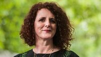 Northern Irish author of contemporary fiction Maggie O'Farrell attends a photocall during the Edinburgh International Book Festi