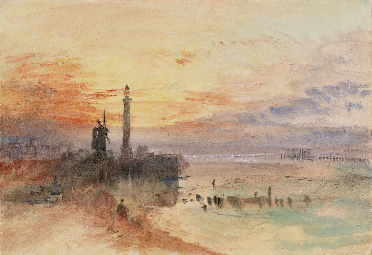 'Ostend Harbour' by JMW Turner. 'Ostend Harbour' by JMW Turner.