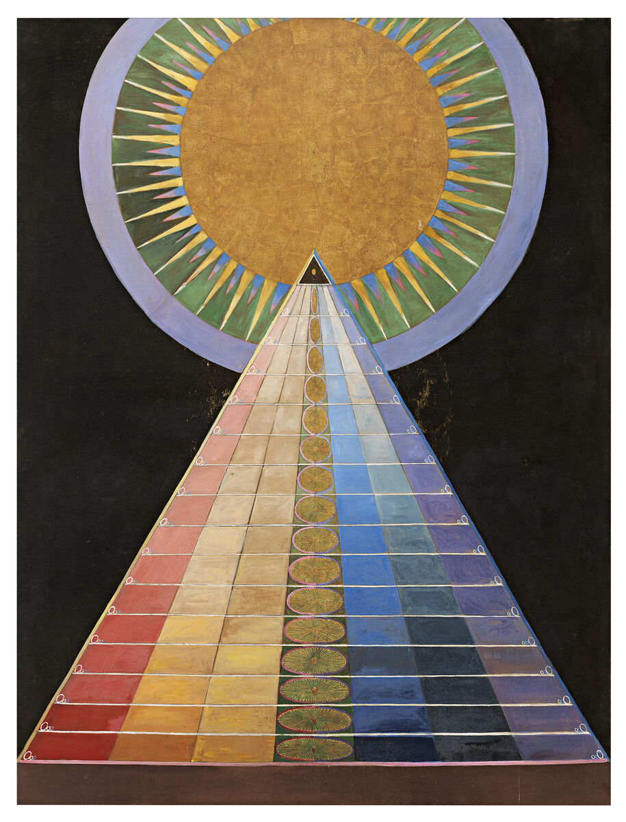 Hilma af Klint's 'Altarpiece No 1, 1915' features in the National Gallery of Ireland's upcoming exhibition. Hilma af Klint's 'Altarpiece No 1, 1915' features in the National Gallery of Ireland's upcoming exhibition.