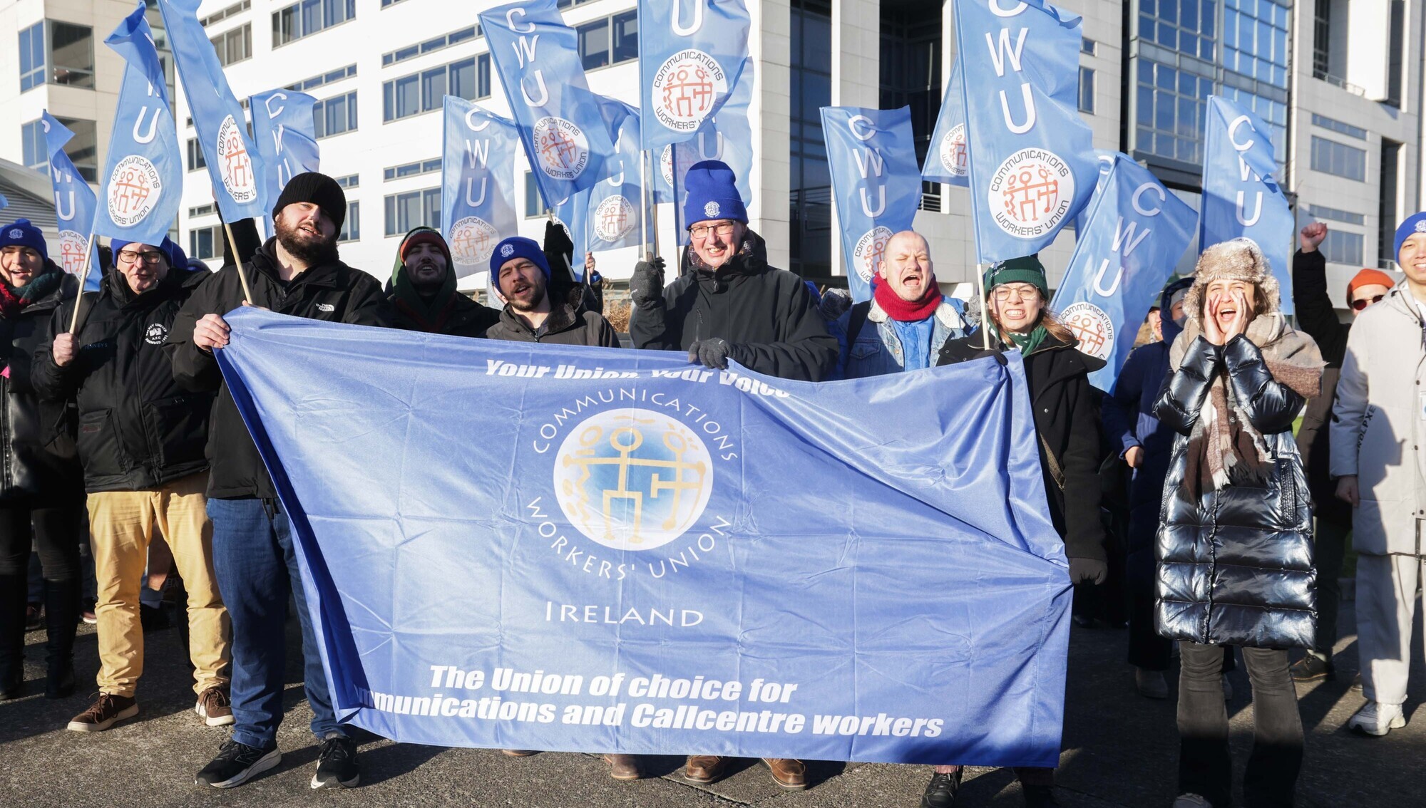 Workers strike at outsourcing firm Covalen over proposed redundancies