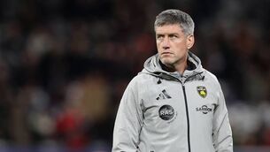 <p>La Rochelle's Irish coach Ronan O'Gara looks on. Pic: Valentine CHAPUIS / AFP via Getty Images</p>