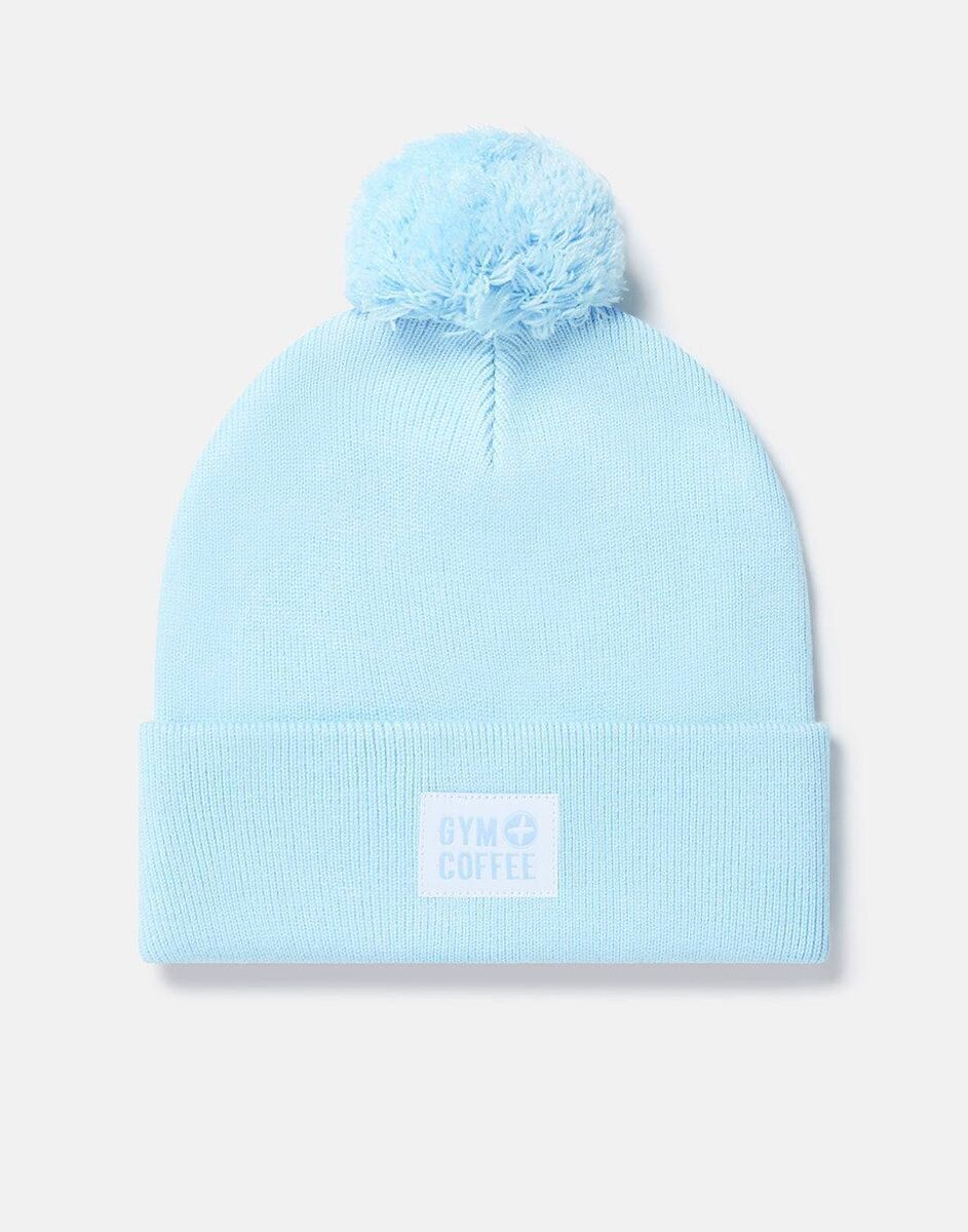 Fashion Baby Blue Bobble Beanie, €20, Gym + Coffee.