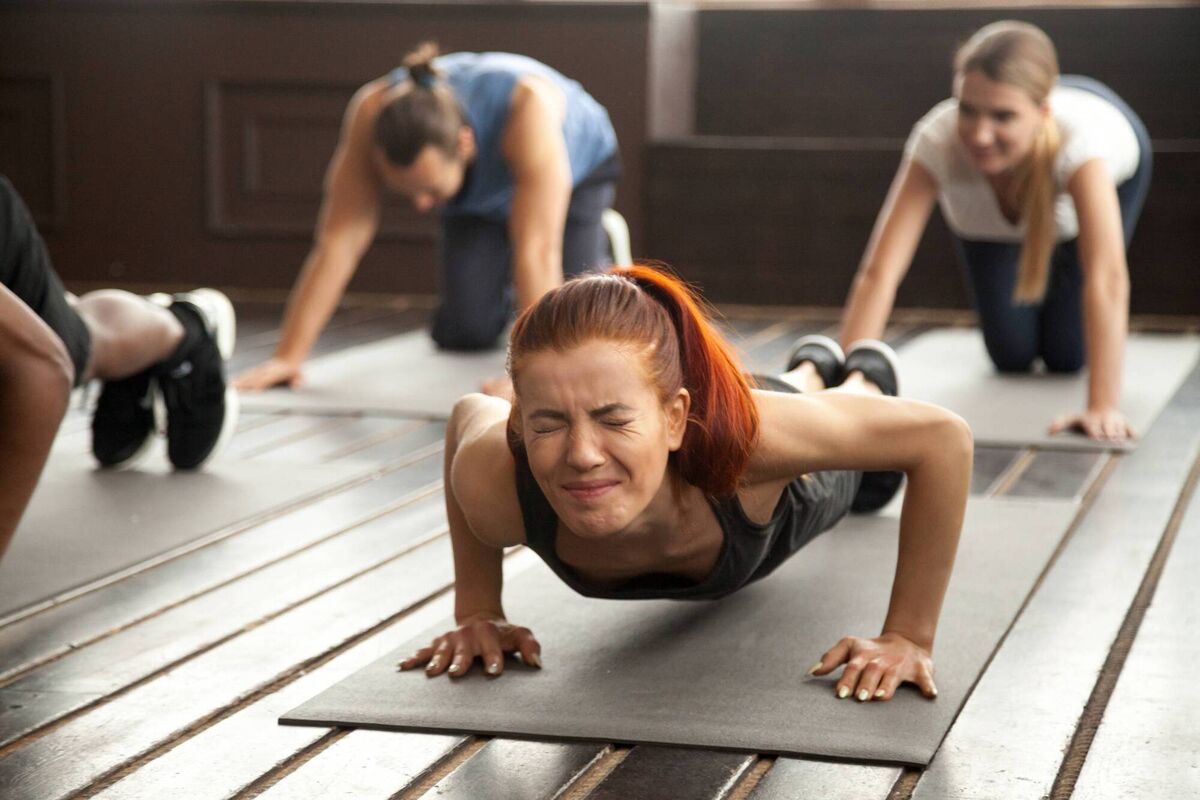Work out to feel good about yourself, not to lose weight, What a load of old tosh.