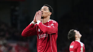 <p>Hugo Ekitike is a major for Liverpool’s trip to Arsenal on Thursday. Pic: Martin Rickett/PA</p>