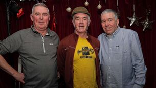 <p> Cork Music Quiz organisers Mark Healy, Ger 'Gik' Kelleher and Morty McCarthy. Picture: Jim Coughlan</p>