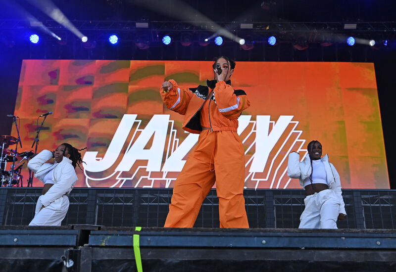 Jazzy playing support to Becky Hill at the concert at Virgin Media Park, Cork. Picture: Eddie O'Hare Jazzy playing support to Becky Hill at the concert at Virgin Media Park, Cork. Picture: Eddie O'Hare