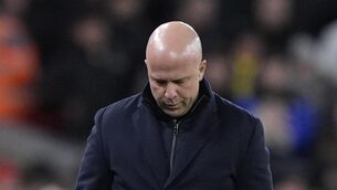 <p>DULL: Liverpool manager Arne Slot during the Premier League match at Anfield.</p> <p>DULL: Liverpool manager Arne Slot during the Premier League match at Anfield.</p>