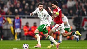 <p>NEVER BEEN MORE SAD: Troy Parrott ruined Dominik Szoboszlai's chances of leading Hungary to the 2026 World Cup. Pic: Ben McShane/Sportsfile</p>