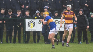 <p> Thurles CBS's big to win back-to-back Harty Cup titles is still on after they beat De La Salle in the quarter-finals. Pic: Larry Cummin</p> <p> Thurles CBS's big to win back-to-back Harty Cup titles is still on after they beat De La Salle in the quarter-finals. Pic: Larry Cummin</p>