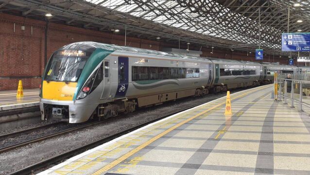 <p>Accused was found with the knife at Kent Station, Cork. Picture: Dan Linehan</p>