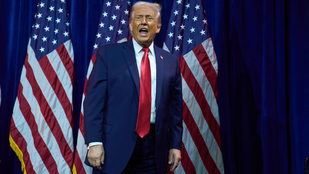 <p>President Donald Trump in Washington this week. Picture: Evan Vucci/AP</p>