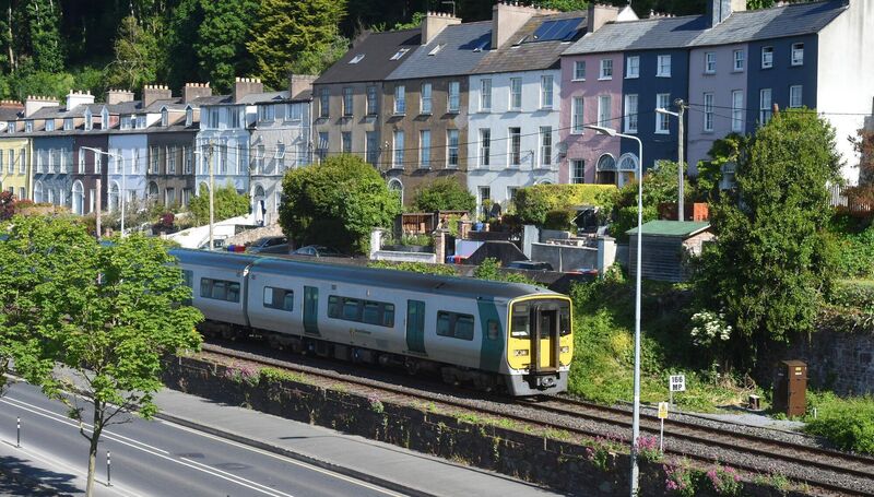 A light-rail commuter train heading east to Midleton from Kent Station. Picture: Larry Cummins A light-rail commuter train heading east to Midleton from Kent Station. Picture: Larry Cummins
