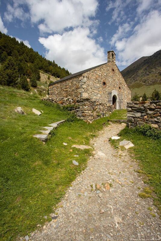 An old church at Vall de Nuria