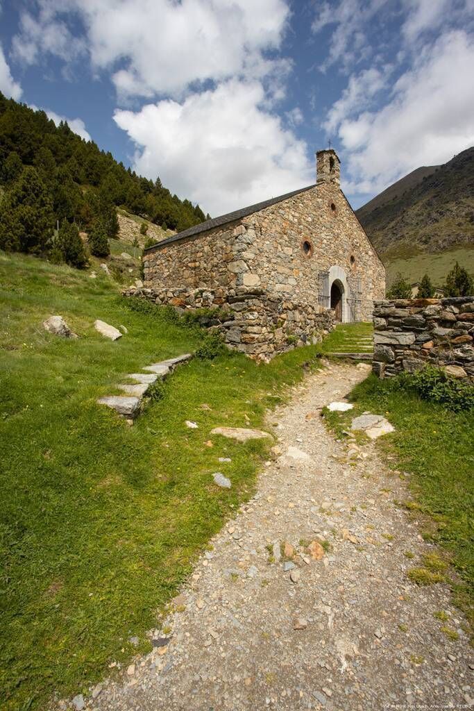 An old church at Vall de Nuria