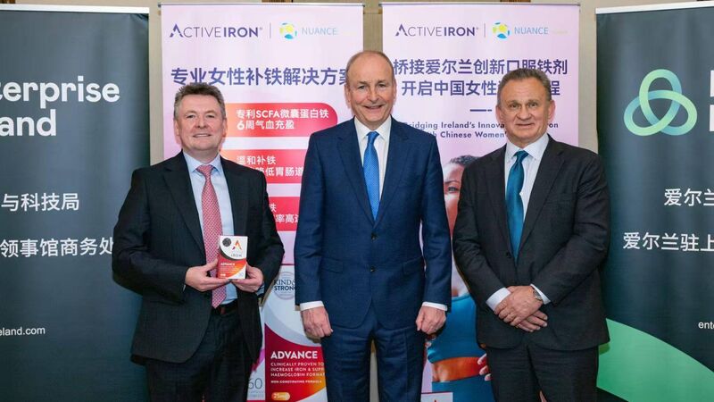 Cork’s Solvotrin Therapeutics and Nuance Pharma Partner to launch iron supplement in China 