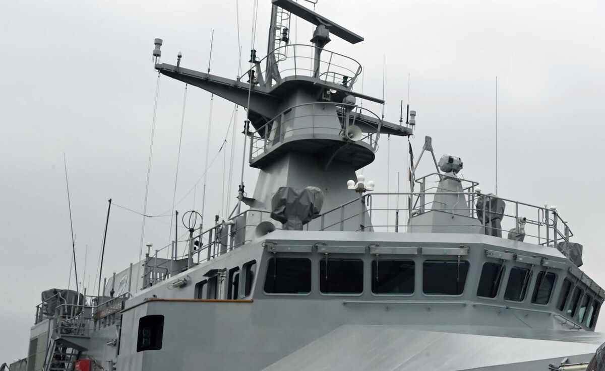 The Department of Defence said the minister 'will shortly' receive the National Maritime Security Strategy and that a 'decision on its publication' will be made soon after. File picture: Denis Minihane