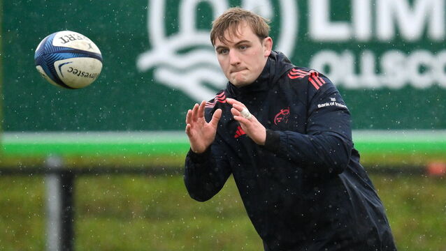 <p>REPRESENTING: The back rower never ceases to be amazed by the levels of support Munster attract on their road trips but the presence of Mum and Dad and the family’s deep connections to hometown Skibbereen Rugby Club add another level of motivation for the 28-year-old. Picture: Brendan Moran/Sportsfile</p>