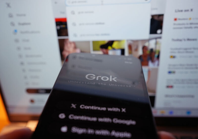 The Grok AI tool on Twitter/X instantly complies with user requests to re-edit pictures of people — particularly women, but also children — to 'digitally undress' them or otherwise present them in a sexualised manner. Picture: Yui Mok/PA The Grok AI tool on Twitter/X instantly complies with user requests to re-edit pictures of people — particularly women, but also children — to 'digitally undress' them or otherwise present them in a sexualised manner. Picture: Yui Mok/PA