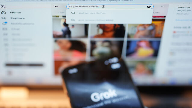 <p>The coverage of AI 'nudification', particularly on platforms such as Grok, which has been misused to generate non-consensual sexualised images of women and children, has jolted public consciousness and policymakers alike. Picture: Yui Mok/PA</p>