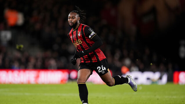 <p>Antoine Semenyo will be officially confirmed as a Manchester City player on Friday. Picture: Andrew Matthews/PA</p>