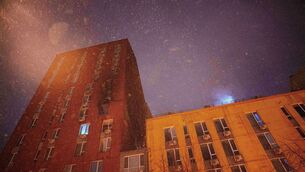 A residential building is seen damaged by a Russian strike on Kyiv (Evgeniy Maloletka/AP) A residential building is seen damaged by a Russian strike on Kyiv (Evgeniy Maloletka/AP)
