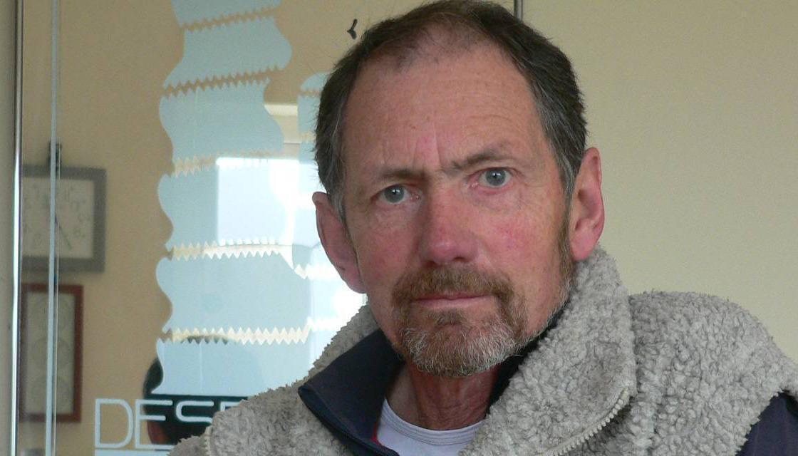 Beginner’s pluck: Artist Ted Turton