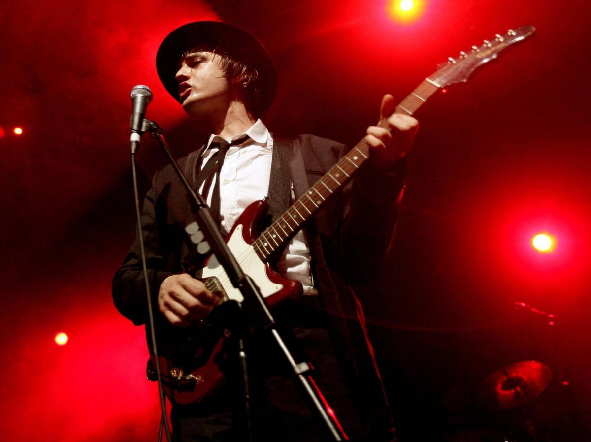 Pete Doherty performing with Babyshambles. Picture: Yui Mok/PA Pete Doherty performing with Babyshambles. Picture: Yui Mok/PA