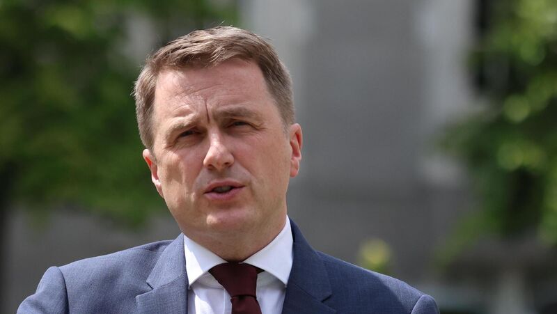 The housing minister, James Browne, moved to distance himself and his department from the ‘Moving in with Family’ video after it was pilloried online last month. File picture: Stephen Collins / Collins Photos