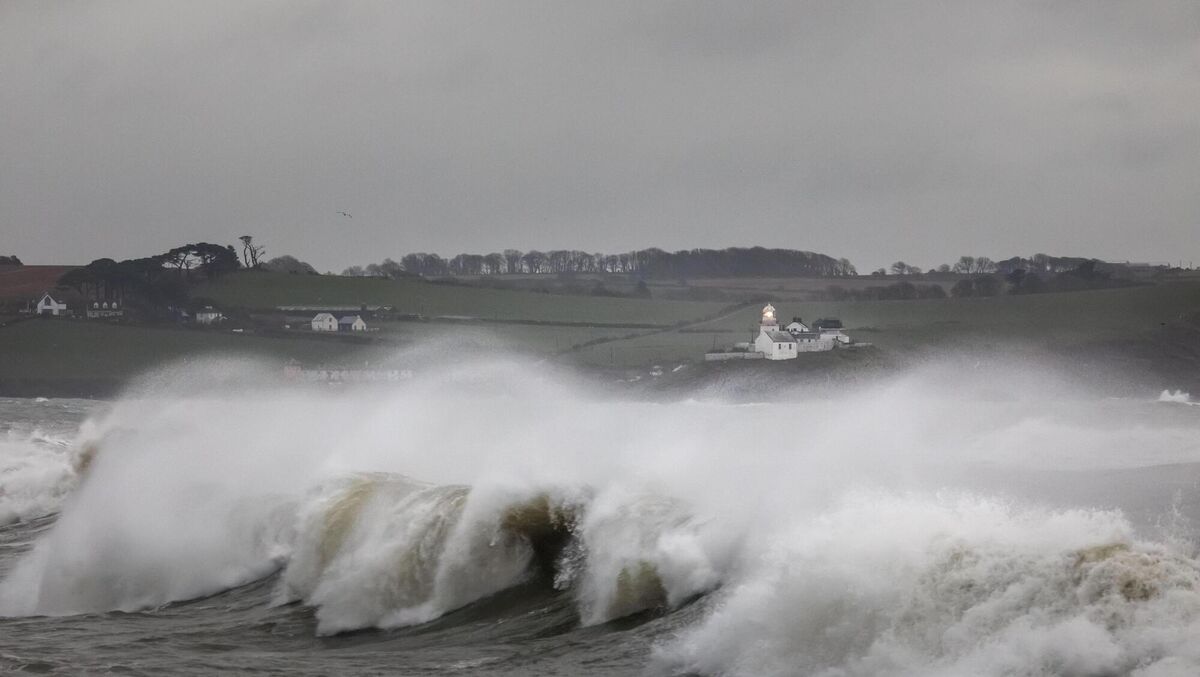 Heavy seas hit the south coast at Roches Point in 2020. File picture; David Creedon / Anzenberger Heavy seas hit the south coast at Roches Point in 2020. File picture; David Creedon / Anzenberger