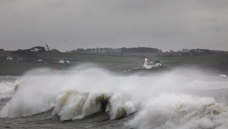 Heavy seas hit the south coast at Roches Point in 2020. File picture; David Creedon / Anzenberger