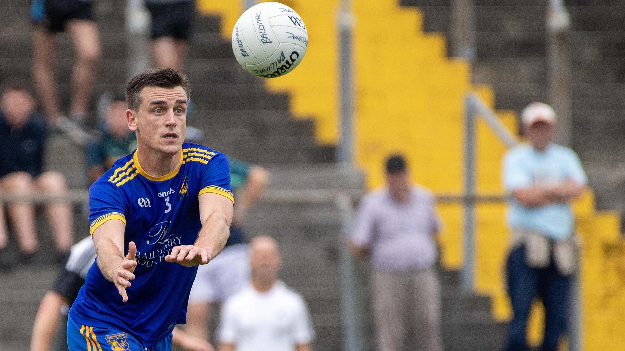 FAMILY AFFAIR: Dan O'Shea BallyMacelligott pictured in action during the game . 