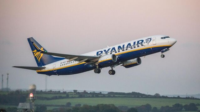 <p> Ryanair aircraft at Cork Airport. Picture: David Creedon</p>