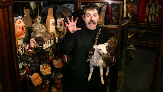 <p>Paul Mangan at the Museum of Curiosities which he curates in Pembrooke St Lower, Dublin. Picture: Gareth Chaney</p>
